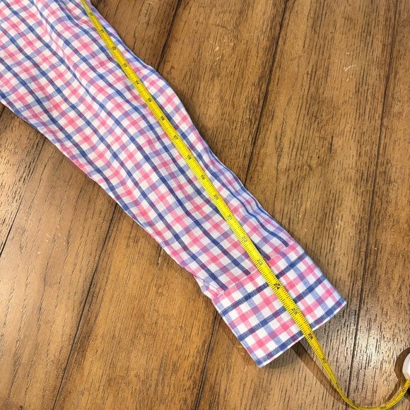 Cremieux Classics Men's Multicolor Checkered Long Sleeve Linen Shirt, Medium - Picture 12 of 13